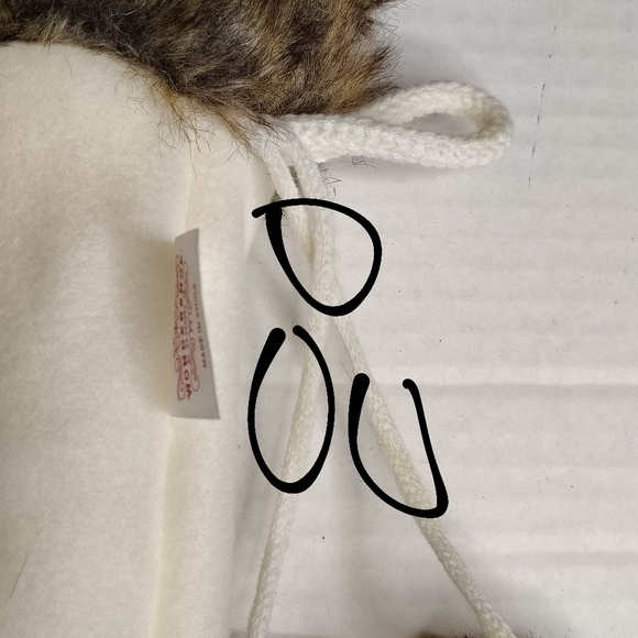 Wondershop at Target Stocking in Cable Knit with Fake Fur Top and Pom Poms - Picture 14 of 16